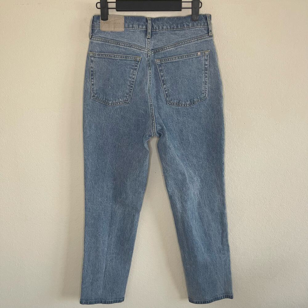 Everlane The Original Cheeky Jean Clean High Rise Clean Hem Cotton Size 26 Crop - Picture 6 of 9